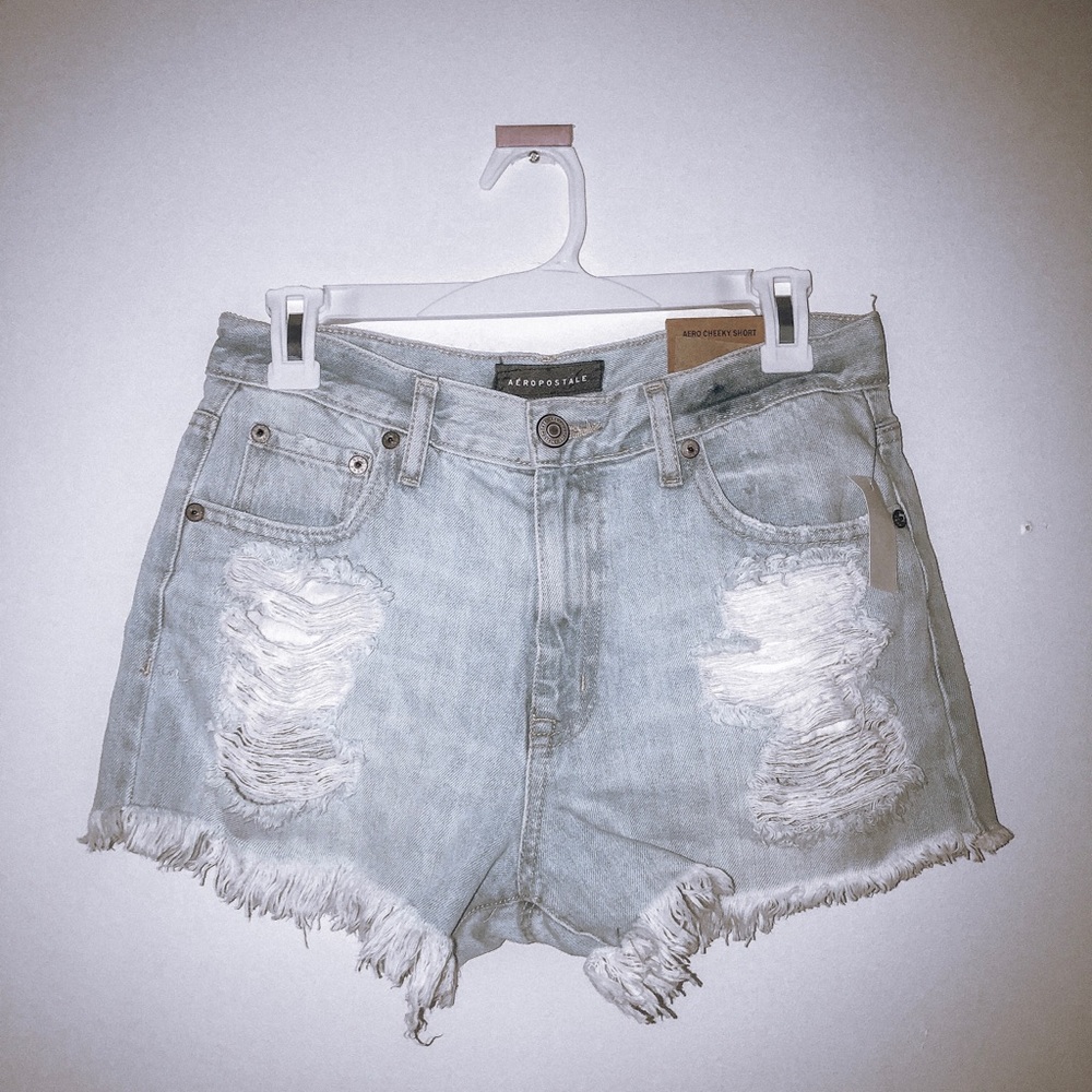 Aeropostale BRAND NEW denim cut off shorts